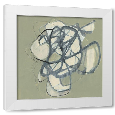 Interweb I White Modern Wood Framed Art Print by Goldberger, Jennifer