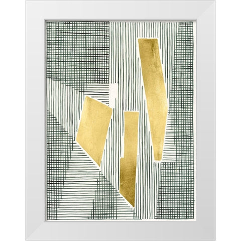 Shadow Screen I White Modern Wood Framed Art Print by Lam, Vanna