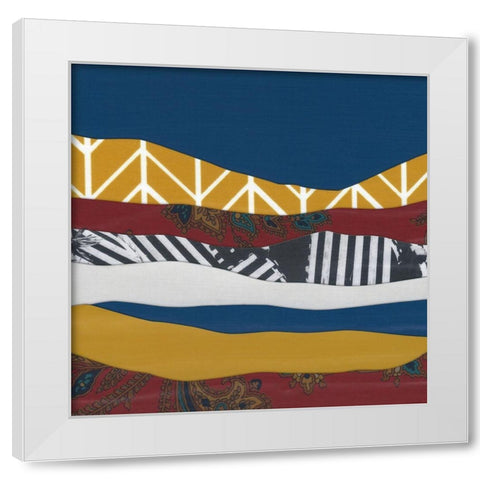 Mountain Series #122 White Modern Wood Framed Art Print by Rau, Lorelle