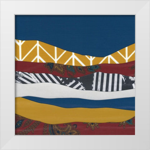 Mountain Series #122 White Modern Wood Framed Art Print by Rau, Lorelle