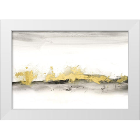 Gold on the Horizon I White Modern Wood Framed Art Print by Harper, Ethan