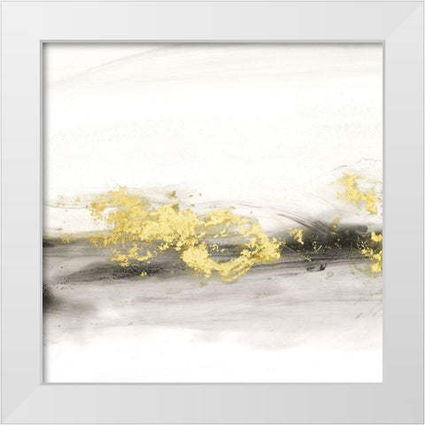 Gold on the Horizon III White Modern Wood Framed Art Print by Harper, Ethan