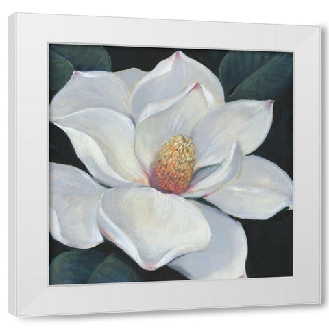 Blooming Magnolia II White Modern Wood Framed Art Print by OToole, Tim