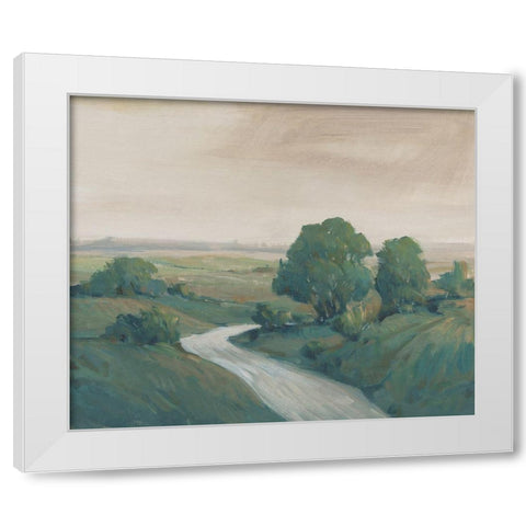 Running Creek II White Modern Wood Framed Art Print by OToole, Tim