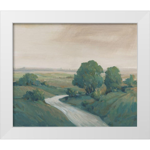 Running Creek II White Modern Wood Framed Art Print by OToole, Tim