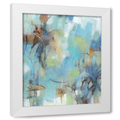 Mingle I White Modern Wood Framed Art Print by OToole, Tim