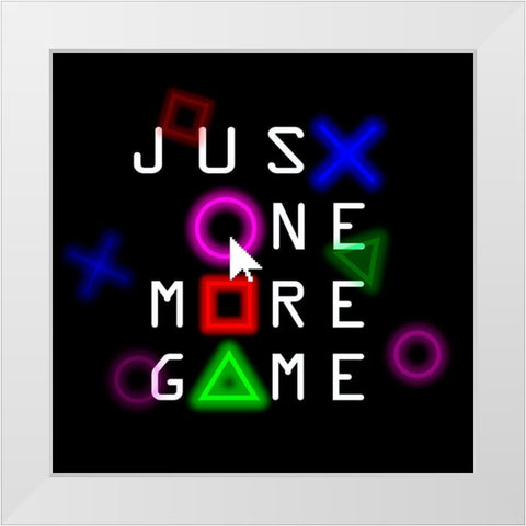 Level Up III White Modern Wood Framed Art Print by Parker, Jennifer Paxton