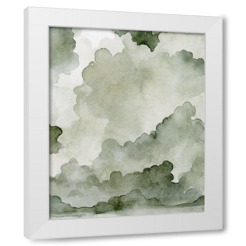 Impending Thunder I White Modern Wood Framed Art Print by Caroline, Emma