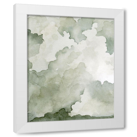 Impending Thunder II White Modern Wood Framed Art Print by Caroline, Emma