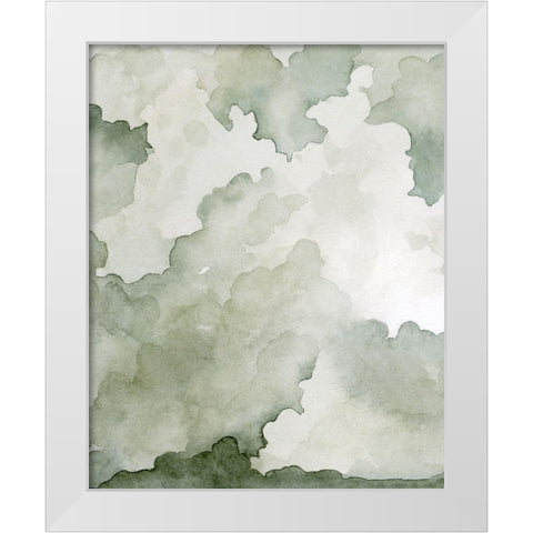 Impending Thunder II White Modern Wood Framed Art Print by Caroline, Emma