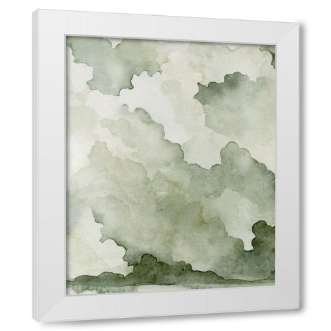 Impending Thunder III White Modern Wood Framed Art Print by Caroline, Emma