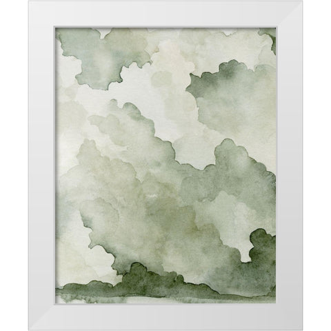 Impending Thunder III White Modern Wood Framed Art Print by Caroline, Emma
