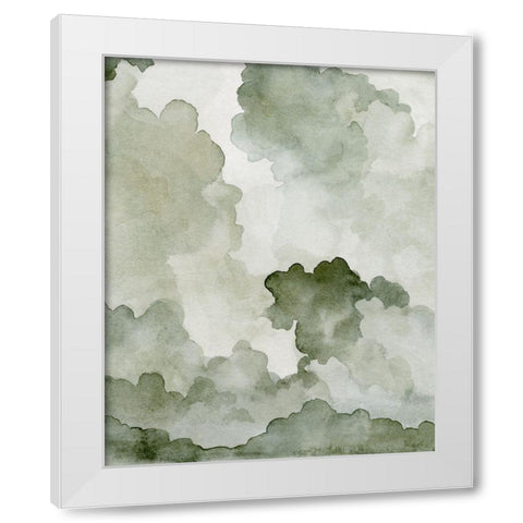 Impending Thunder IV White Modern Wood Framed Art Print by Caroline, Emma