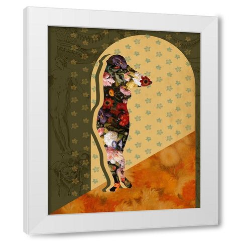 Goddess of the Flora I White Modern Wood Framed Art Print by Popp, Grace