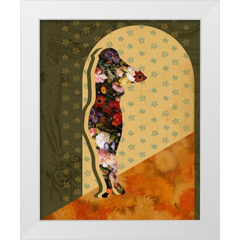 Goddess of the Flora I White Modern Wood Framed Art Print by Popp, Grace