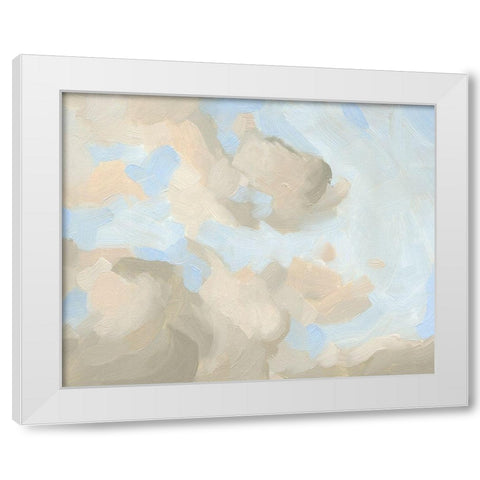 Cloud Coast II White Modern Wood Framed Art Print by Green, Jacob