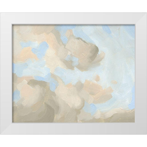 Cloud Coast II White Modern Wood Framed Art Print by Green, Jacob