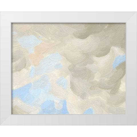 Cloud Coast III White Modern Wood Framed Art Print by Green, Jacob