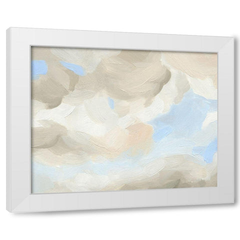 Cloud Coast IV White Modern Wood Framed Art Print by Green, Jacob