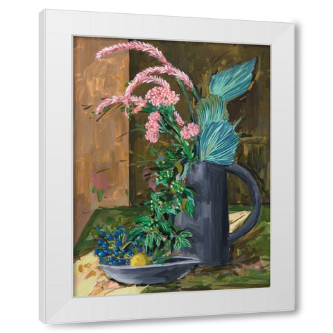 Still Life Bouquet II White Modern Wood Framed Art Print by Wang, Melissa