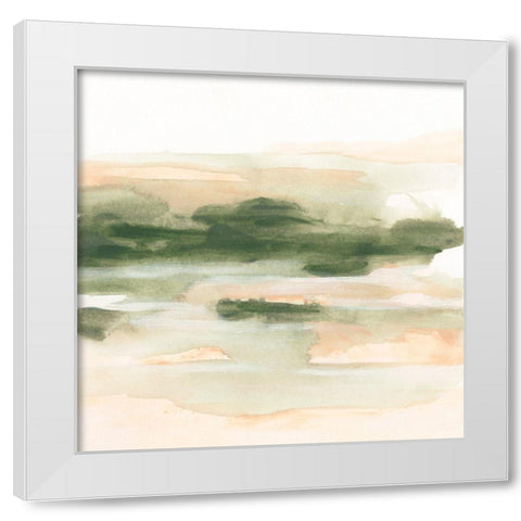 Marsh at Dusk II White Modern Wood Framed Art Print by Vess, June Erica