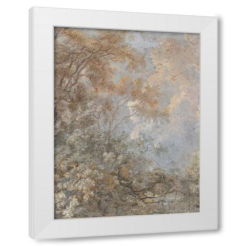 Forest Fresco I White Modern Wood Framed Art Print by Barnes, Victoria