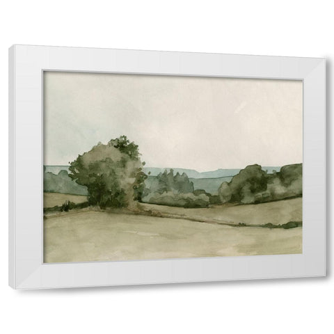 UA Vintage Views I White Modern Wood Framed Art Print by Caroline, Emma