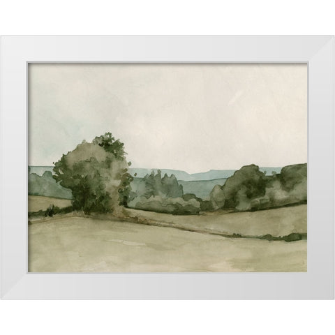 UA Vintage Views I White Modern Wood Framed Art Print by Caroline, Emma