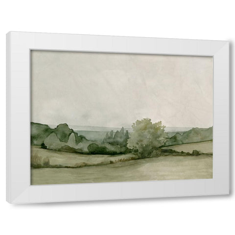 Vintage Views II White Modern Wood Framed Art Print by Caroline, Emma