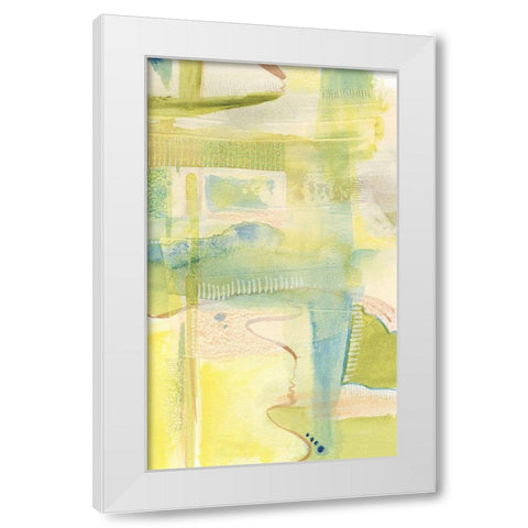 Pastel Bond IV White Modern Wood Framed Art Print by Moore, Regina