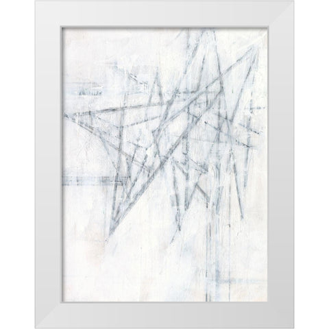 Off the Wall I White Modern Wood Framed Art Print by Harper, Ethan