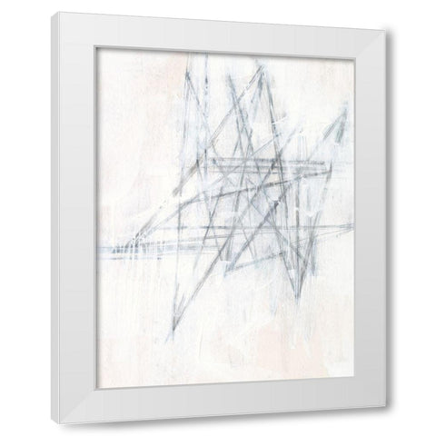Off the Wall II White Modern Wood Framed Art Print by Harper, Ethan
