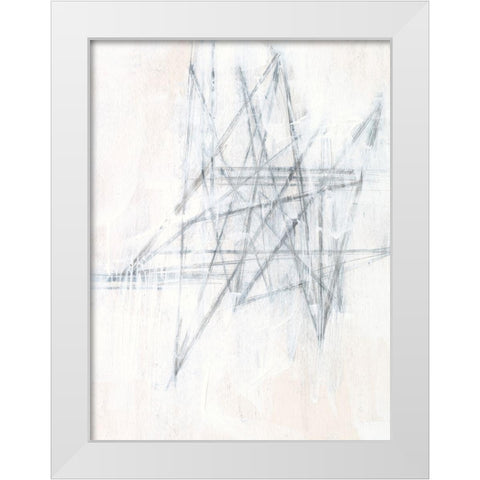 Off the Wall II White Modern Wood Framed Art Print by Harper, Ethan