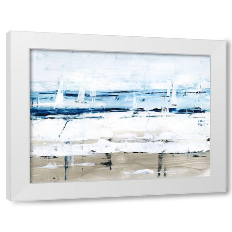 Sea Gaze II White Modern Wood Framed Art Print by Harper, Ethan