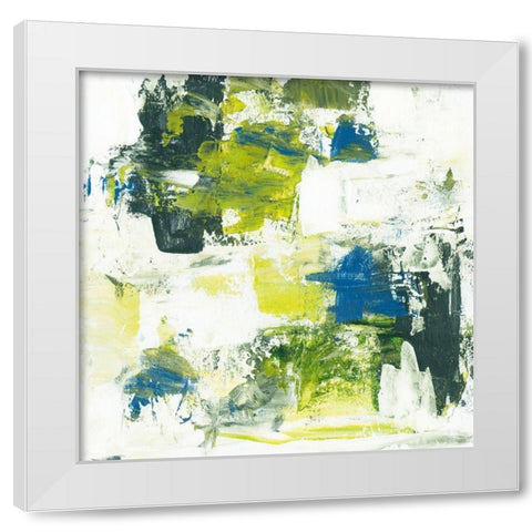 Summer Meadow I White Modern Wood Framed Art Print by Wang, Melissa