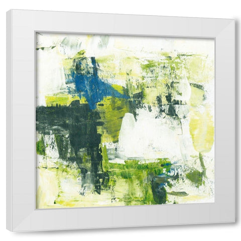 Summer Meadow II White Modern Wood Framed Art Print by Wang, Melissa