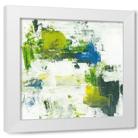 Summer Meadow III White Modern Wood Framed Art Print by Wang, Melissa