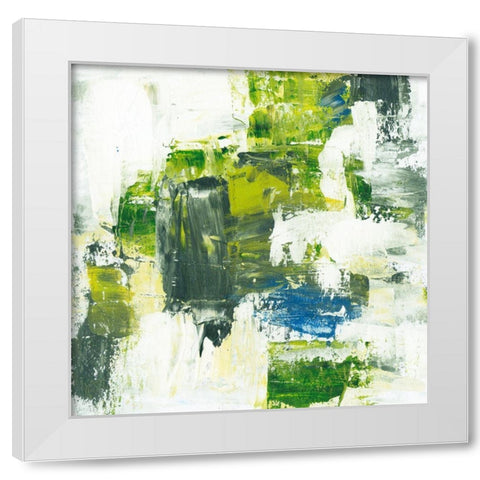 Summer Meadow IV White Modern Wood Framed Art Print by Wang, Melissa