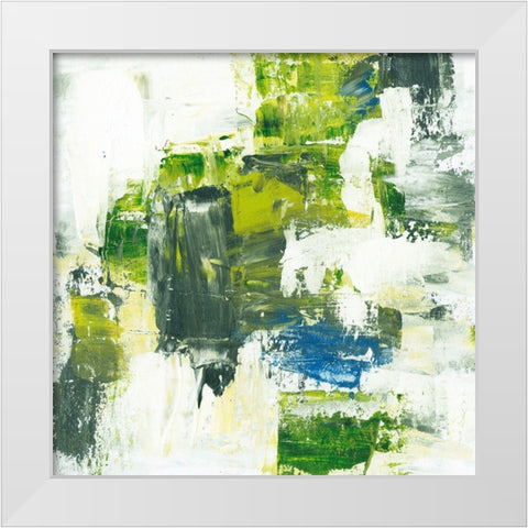 Summer Meadow IV White Modern Wood Framed Art Print by Wang, Melissa