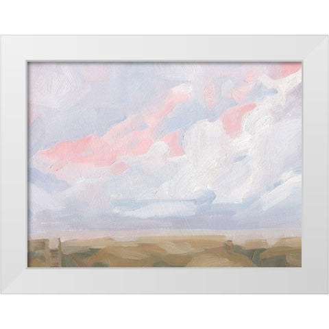 Sandbridge Beach I White Modern Wood Framed Art Print by Green, Jacob