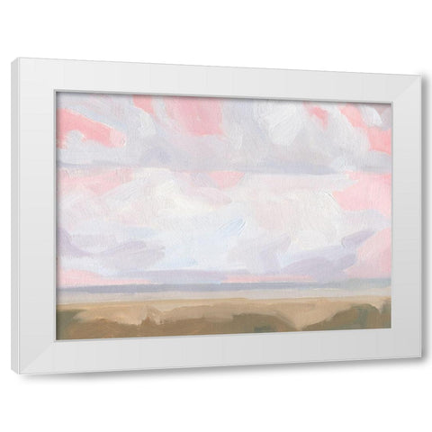 Sandbridge Beach II White Modern Wood Framed Art Print by Green, Jacob