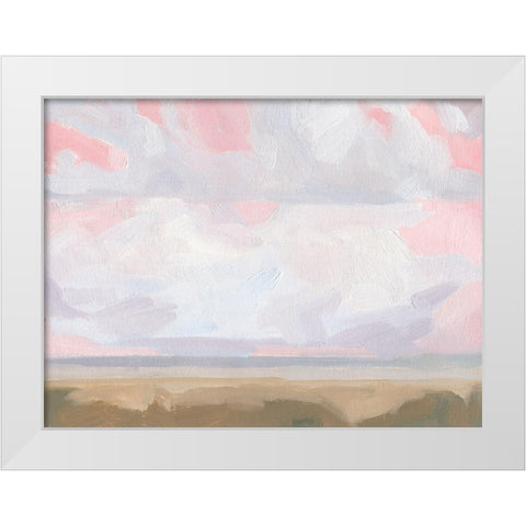 Sandbridge Beach II White Modern Wood Framed Art Print by Green, Jacob