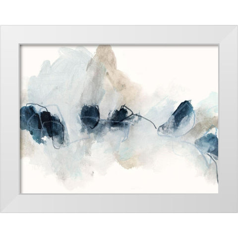Tranquil Cloudbank I White Modern Wood Framed Art Print by Vess, June Erica
