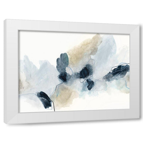 Tranquil Cloudbank II White Modern Wood Framed Art Print by Vess, June Erica