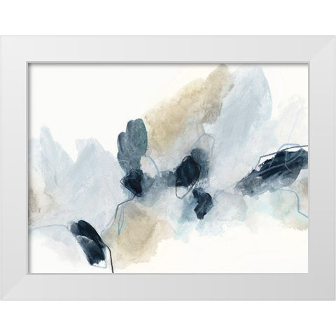 Tranquil Cloudbank II White Modern Wood Framed Art Print by Vess, June Erica