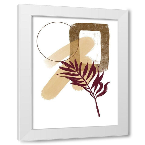 Slow Burn I White Modern Wood Framed Art Print by Holman, Nicholas