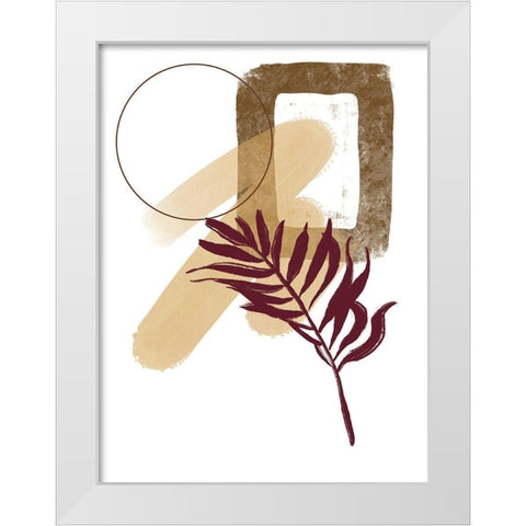 Slow Burn I White Modern Wood Framed Art Print by Holman, Nicholas