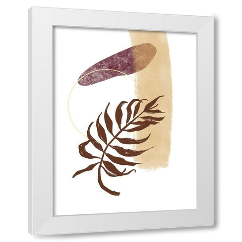 Slow Burn II White Modern Wood Framed Art Print by Holman, Nicholas