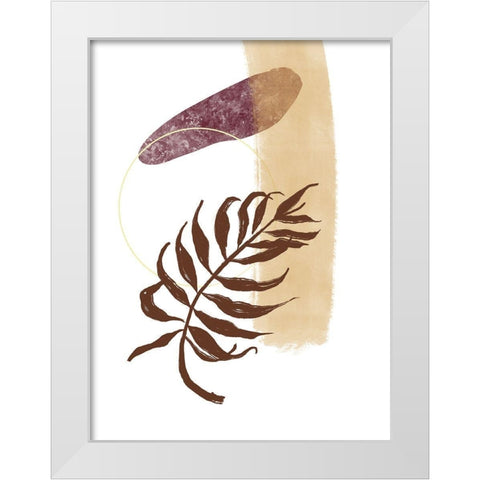 Slow Burn II White Modern Wood Framed Art Print by Holman, Nicholas