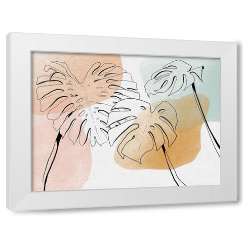 Summer Warmth I White Modern Wood Framed Art Print by Holman, Nicholas